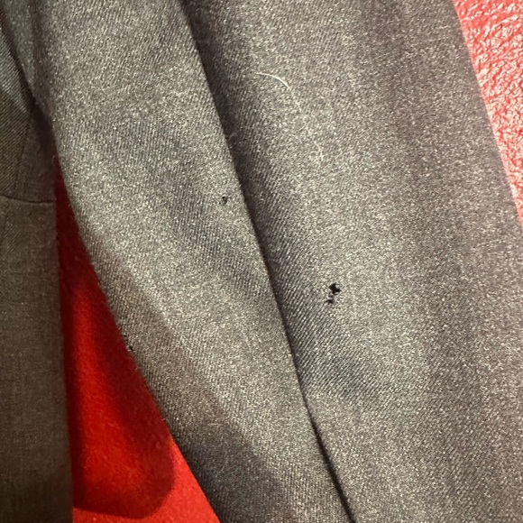 Escada Margaretha Key Wool Button Wrap Dress W/ Belt Size 44 FLAWED - Picture 4 of 16